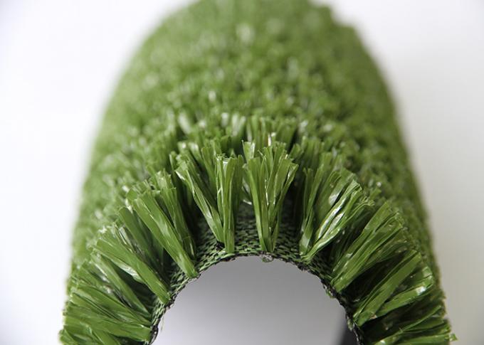 Herbe artificielle verte pour le terrain de football, herbe artificielle de faux de gazon du football 0