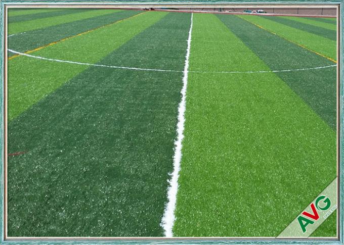 herbe artificielle de synthétique du football de taille de pile de 50mm/de 40mm pour des terrains de football 0