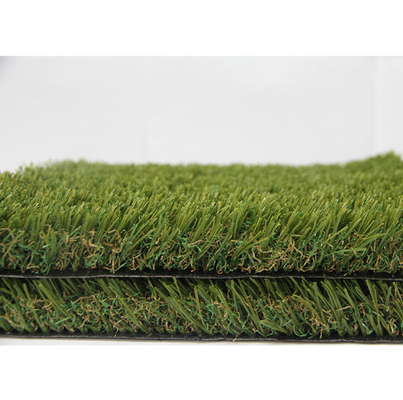 LA CHINE 2&quot; forme plate de monofil de vague d'herbe artificielle de jardin de diamètre fournisseur