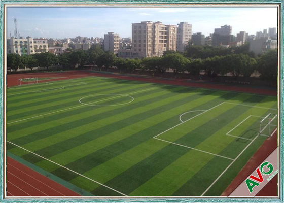 LA CHINE Vert artificiel de champ d'herbe de terrain de football + monofilament vert pomme de PE fournisseur