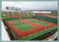 Herbe synthétique de tennis standard d'ITF, fausse herbe de court de tennis pp + support NET fournisseur