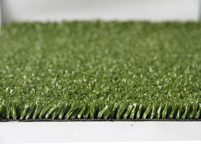 Putting green artificiel d'herbe de court de tennis faux de gazon avec la prairie de protection de choc 0
