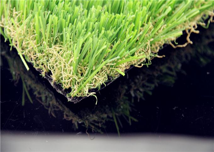 Pelouse artificielle de verdissage de faux d'herbe de gazon de jardin de paysage de rue écologique 0