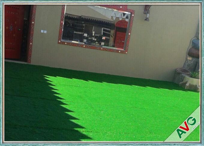 Vert artificiel extérieur de champ d'herbe de Chambre matérielle de PE + de pp/couleur vert pomme 0