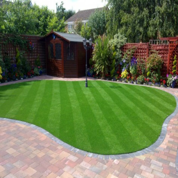 Herbe artificielle artificielle de l'herbe 45MM aménageant le tapis en parc artificiel d'herbe de jardin de gazon 0