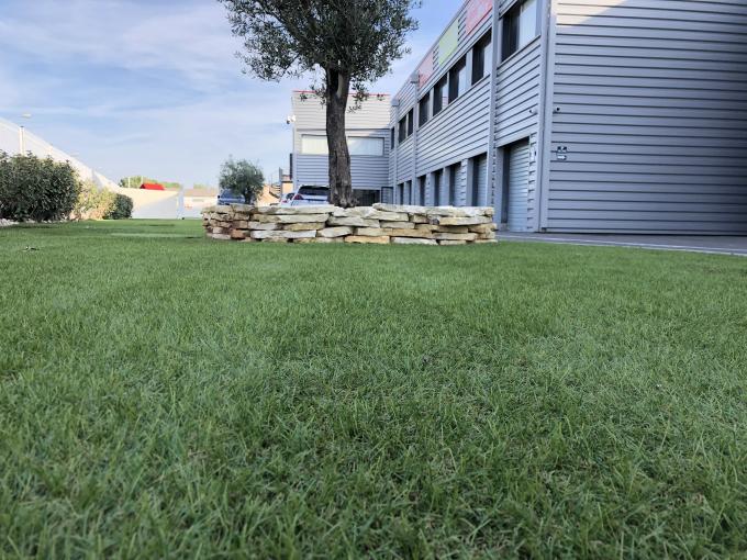 En aménageant le gazon en parc 25mm C formez l'herbe artificielle pour l'herbe de paysage de jardin 0