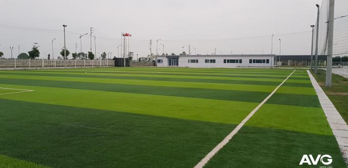 Tapis artificiel de haute de la longévité 50mm de gazon herbe du football pour le football 0