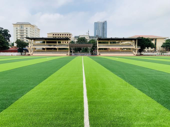 sports artificiels d'herbe de 55mm parquetant pour l'au sol de football du football 0