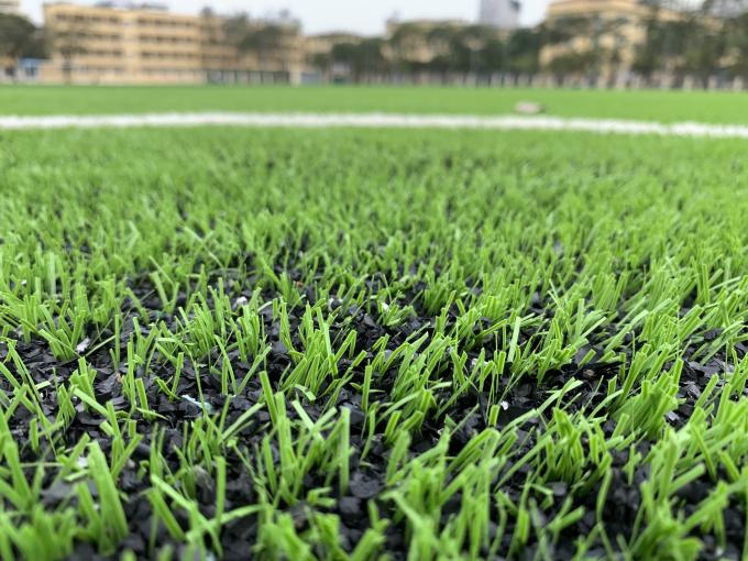 Tapis d'herbe de gazon d'AVG 60mm pour le terrain de football du football d'usine extérieur 0