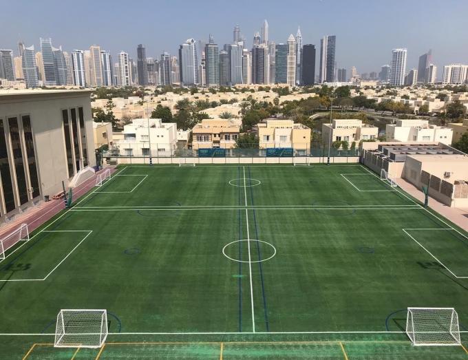 Herbe 30mm artificielle approuvée à l'usine de gazon artificiel pour le stade de football 1