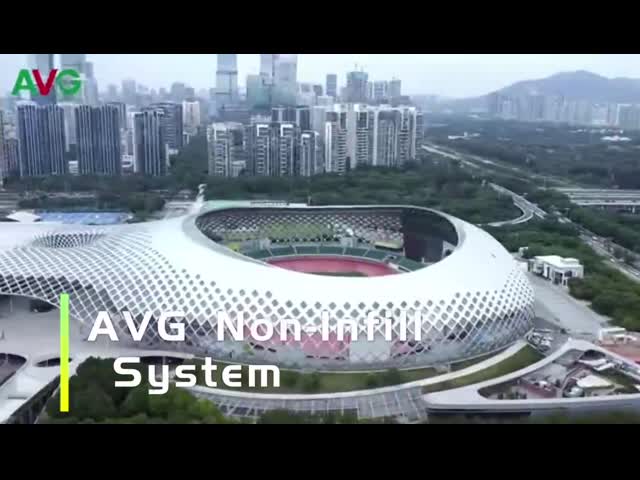 Plancher artificiel vert d'herbe du football synthétique favorable à l'environnement