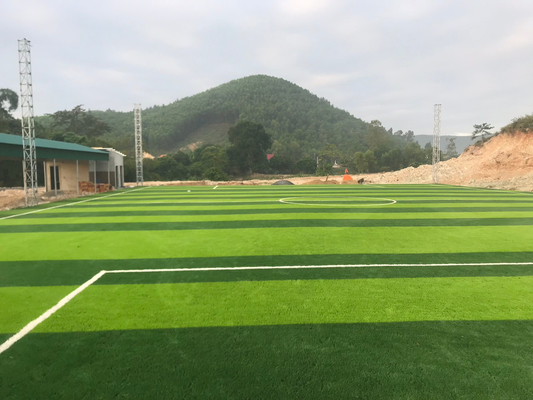 LA CHINE Herbe artificielle de gazon de sports de l'herbe 55mm du football d'herbe du football fournisseur