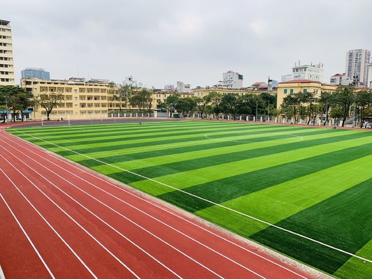 LA CHINE herbe artificielle d'herbe de 45mm du football d'herbe artificielle artificielle du football pour le terrain de football fournisseur