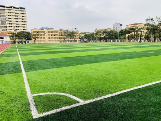 LA CHINE Les sports artificiels d'herbe parquetant pour le football du football ont rectifié 50mm fournisseur