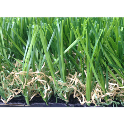 LA CHINE W a formé le gazon artificiel de pelouse de faux d'herbe de jardin de fil avec le revêtement de latex de SBR fournisseur