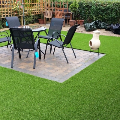 aménagement à haute densité de jardin de tapis de plastique d'herbe verte de 50mm fournisseur