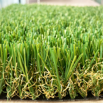 L'herbe synthétique de tapis artificiel d'herbe de 45MM pour le paysage de jardin engazonnent artificiel fournisseur