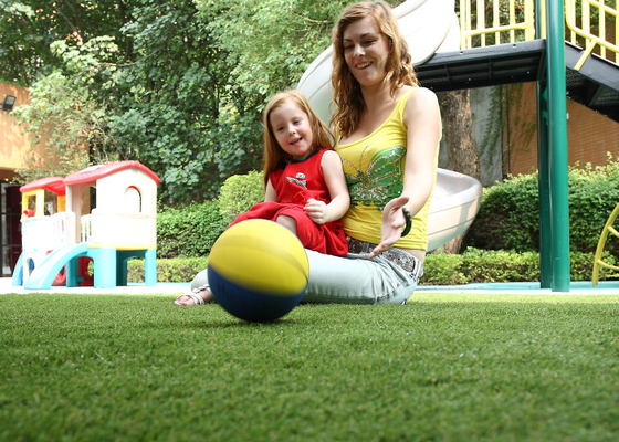 Favorable à l'environnement Anti-UV de aménagement de tapis artificiels d'herbe en métal libre fournisseur