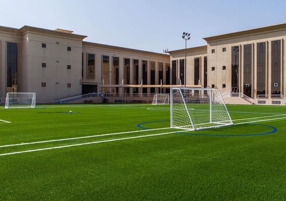 gazon artificiel de fausse herbe de 35mm pour le terrain de jeu du football du football fournisseur