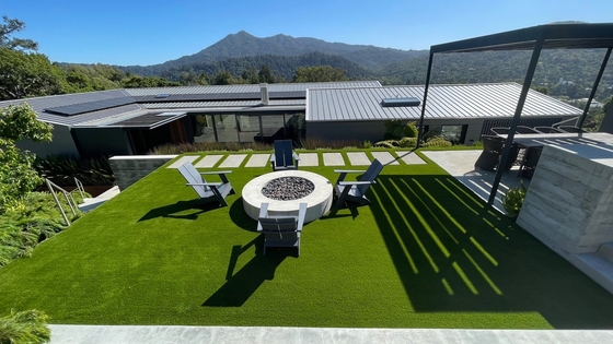 Jardin artificiel de Cesped Gazon aménageant l'herbe en parc pour le jardin extérieur fournisseur