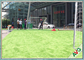 PE artificiel de monofil d'herbe de Faux de jardin de zone résidentielle + matériel bouclé de PPE fournisseur