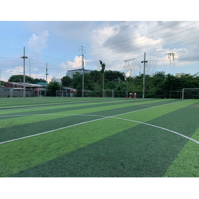Tapis futsal de gazon synthétique de vert de GV pour l'au sol de football