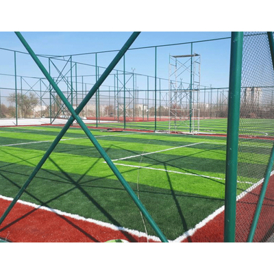 Fausse herbe extérieure de 20 mm avec largeur de rouleau de support PP + Net 2 m 4 m