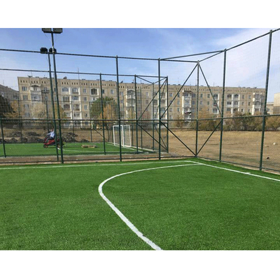 Petit pain artificiel extérieur vert d'herbe pour PP+Net soutenant la résistance de feu de 25m 50m